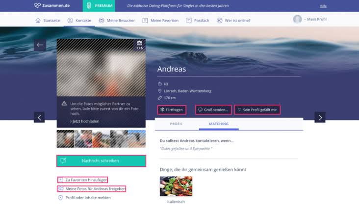 zusammen interface
