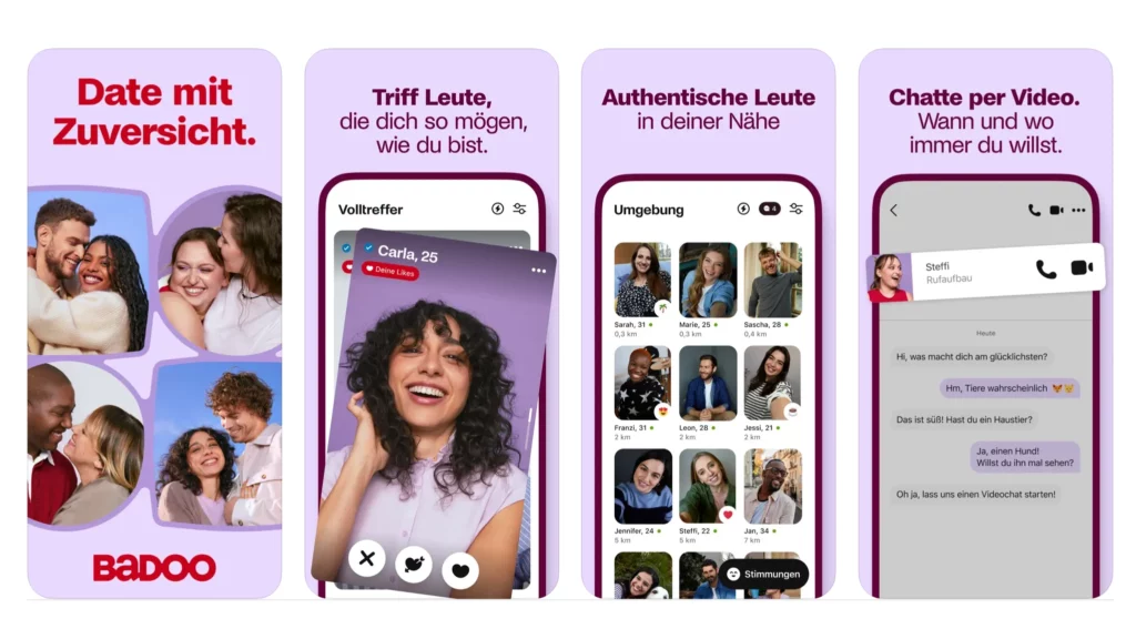 badoo interface