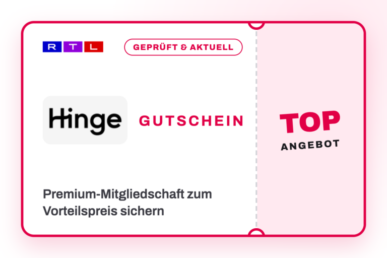 hinge gutschein